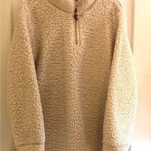 Weatherproof Vintage Cream Sherpa Pullover